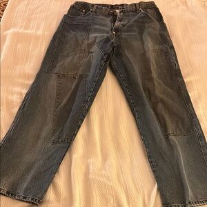 Preowned Sean John Blue Straight Jeans Size 34